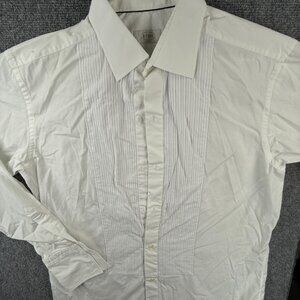 Eton Dress Tuxedo Shirt Long Sleeve Button Up Formal French Cuff Classic 17